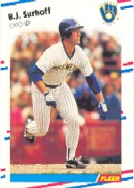 1988 Fleer Baseball Cards      175     B.J. Surhoff
